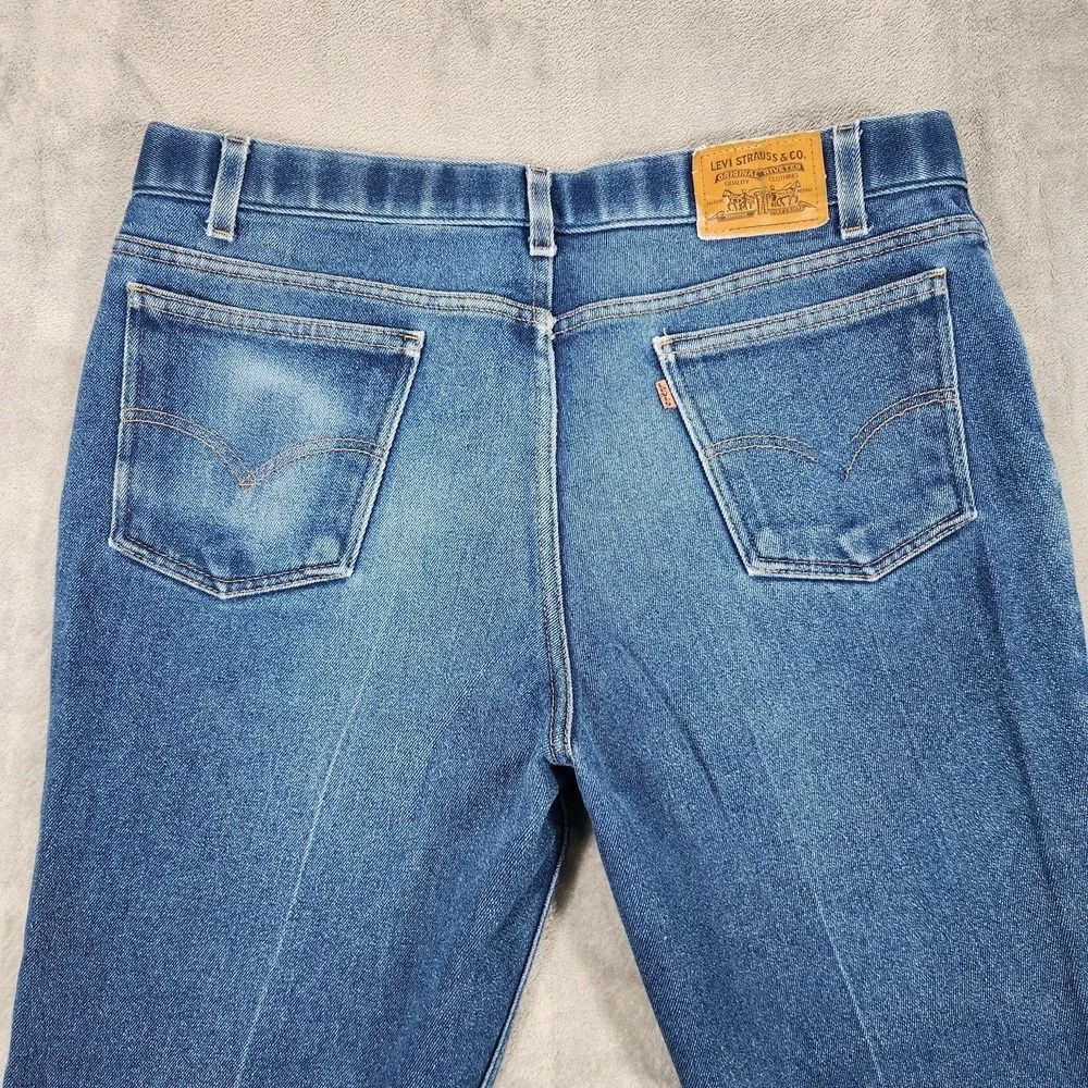 Levis 517 Jeans Mens 40x30 (Actual 36 x 30) Vintage Orange Tab Bootcut 90s